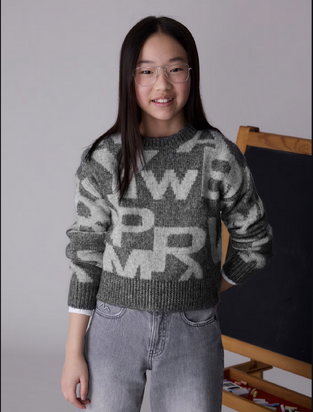 Mayoral Πουλόβερ Μακρυμάνικο Ανθρακί 
