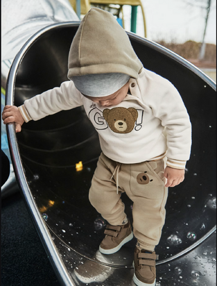 Mayoral  Παντελόνι Φόρμας Μπεζ Ανοιχτό