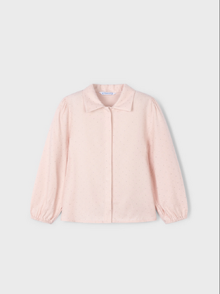 Mayoral πουκάμισο  παστέλ ροζ
