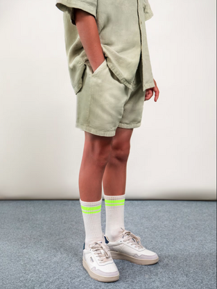  Mayoral Βερμούδα λινή comfy λαδί