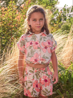 Mayoral Παιδικό Σορτς/Βερμούδα Υφασμάτινο Τρικολόρ