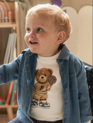 Mayoral Μπλούζα μακρυμάνικη αρκουδάκι