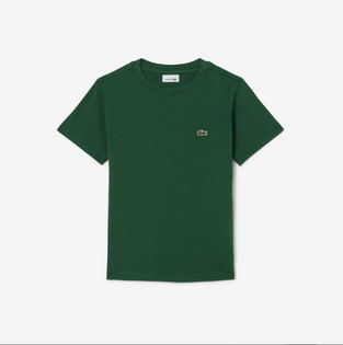 Lacoste Παιδικό Βαμβακερό T-shirt πράσινο