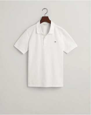Gant Polo Pique Για Έφηβους λευκό