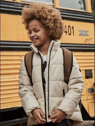 Mayoral  Casual Μπουφάν pu Κοντό Μπεζ Σκορο