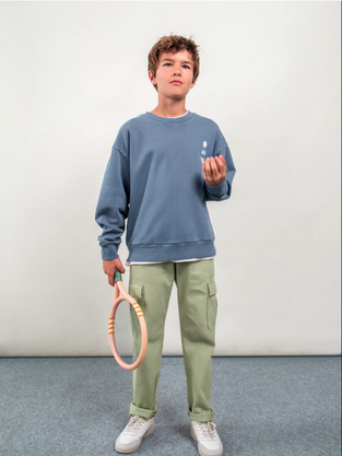 Mayoral  Παντελόνι chino cargo λαδί