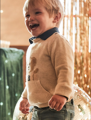 Mayoral Πουλόβερ Μακρυμάνικο Μπεζ