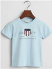 Gant Παιδικό Archive Shield T-Shirt  γαλάζιο,7-8Ε