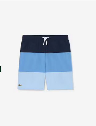 Lacoste Ριγέ μαγιό μπλε