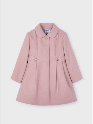 Mayoral Παλτό υφασμάτινο ροζ απαλό
