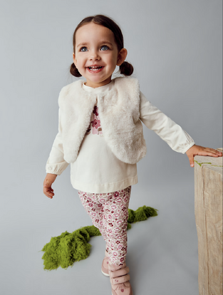 Mayoral Σετ κολάν 3 τεμάχια μπεζ 