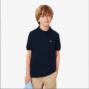 Lacoste Παιδική Petit Piqué Polo Μπλούζα navy blue