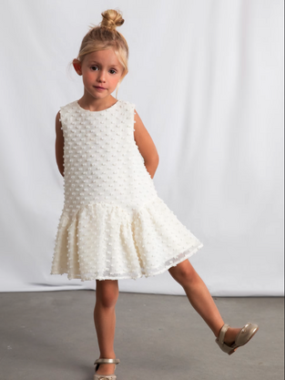 Mayoral Φόρεμα plumeti μπεζ <br />