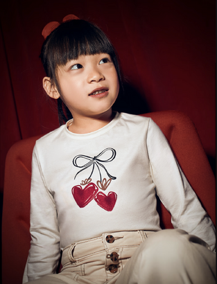 Mayoral  Μπλούζα Μακρυμάνικη Μπεζ