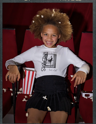 Mayoral Μπλούζα μακρυμάνικη με κεντήματα  κρεμ