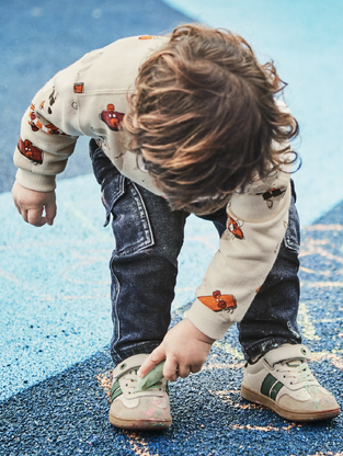 Mayoral Παντελόνι μαλακό τζιν cargo μαύρο μπλε