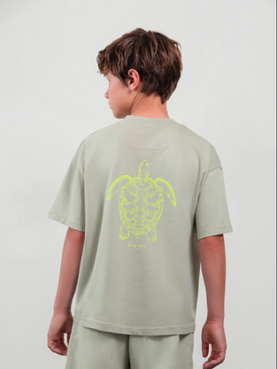 Mayoral Παιδικό T-shirt Λαδί