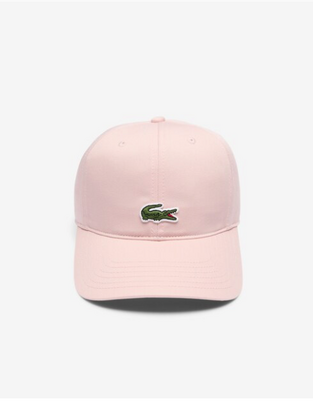 Lacoste Παιδικό Βαμβακερό Καπέλο ροζ