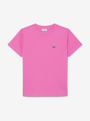 Lacoste Παιδικό Βαμβακερό T-shirt φούξια