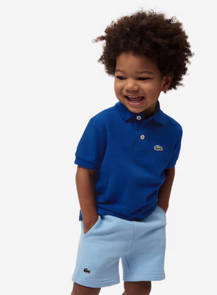 Lacoste Παιδική Petit Piqué Polo Μπλούζα Saphire Blue
