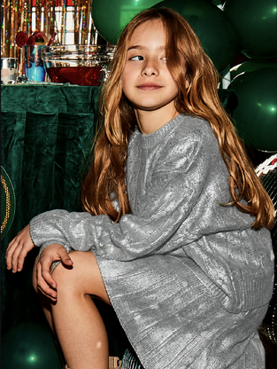  Mayoral Ζέρσει πλεξίδες ασημί σκούρο