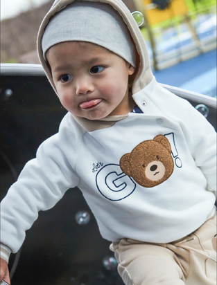 Mayoral  Φούτερ με Κουκούλα Μπεζ