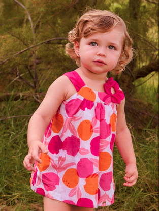 Mayoral Παιδικό Φόρεμα Κόκκινο εμπριμέ