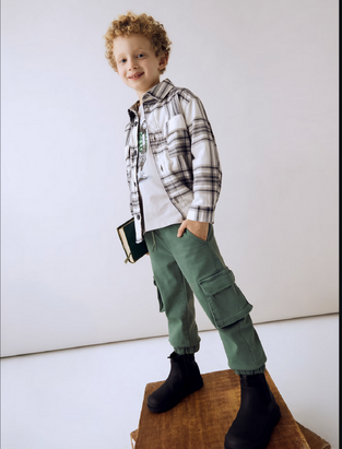  Mayoral  Παντελόνι cargo πράσινο