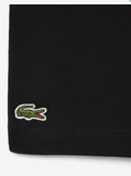 Lacoste Κεντημένο βαμβακερό μπλουζάκι μαύρο