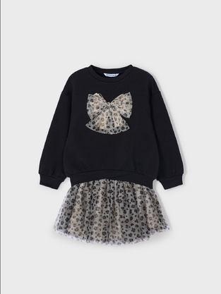Mayoral Σετ φούστα τούλι μαύρο