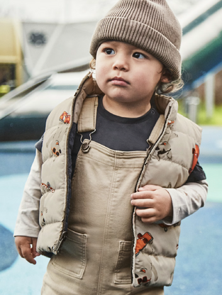 Mayoral Γιλέκο Υφασμάτινο Regular Fit Διπλής όψης