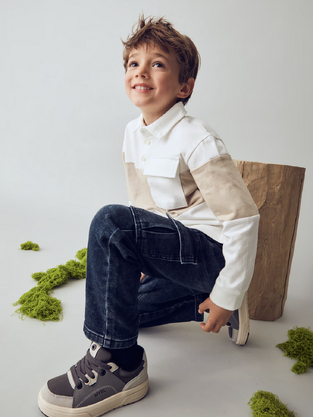 Mayoral Παντελόνι μαλακό τζιν cargo