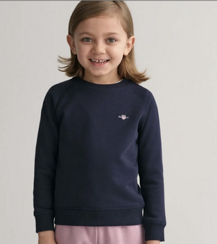  Gant Φούτερ Παιδικό Με Λαιμόκοψη Shield μπλε