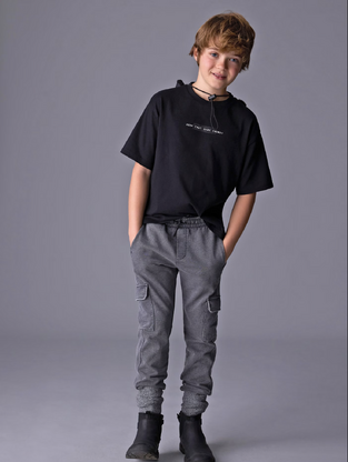 Mayoral  Παντελόνι Cargo γκρι έντονο