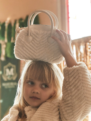 Mayoral Τσάντα γούνα μπεζ