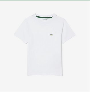  Lacoste Παιδικό Βαμβακερό T-shirt λεύκο