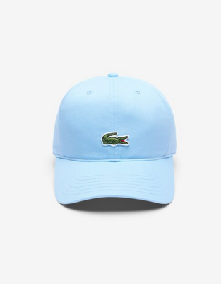 Lacoste Παιδικό Βαμβακερό Καπέλο pastel blue