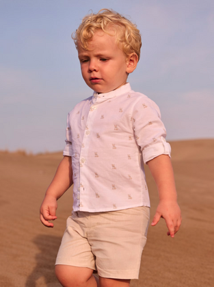 Mayoral Παιδικό Σορτς/Βερμούδα Υφασμάτινο Μπεζ