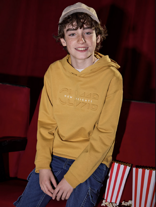 Mayoral  Φούτερ με Κουκούλα και Τσέπες Μουσταρδί