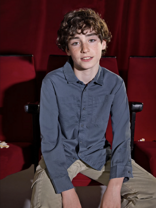 Mayoral Πουκάμισο μακρυμάνικο γκρι