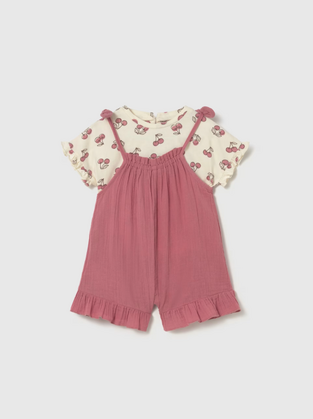 Mayoral Σετ Καλοκαιρινό 2τμχ Ροζ