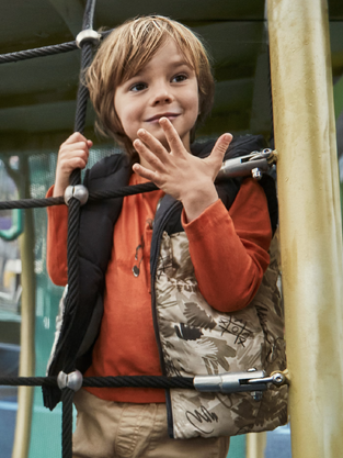 Mayoral Γιλέκο γκρι σκούρο διπλής όψεως