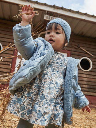 Mayoral Φόρεμα με στάμπα γαλάζιο-μωβ