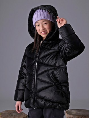 Mayoral  Casual Μπουφάν με Κουκούλα Μαύρο