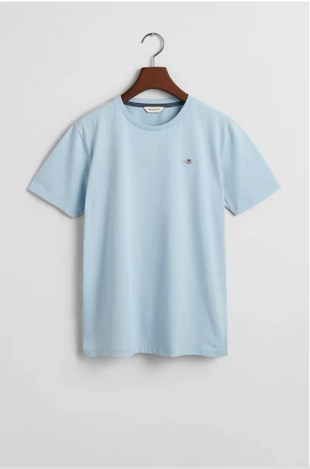 Gant T-Shirt Shield Για Έφηβους calming Blue