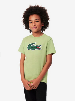 Lacoste Αθλητικό μπλουζάκι Unisex Ultra Dry με στάμπα πράσινο