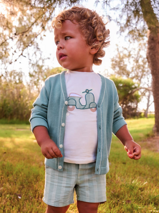 MayoralΠαιδικό Σετ με Σορτς Καλοκαιρινό 2τμχ Πετρόλ