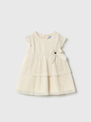 Mayoral Παιδικό Φόρεμα Τούλινο Μπεζ