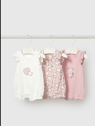 Mayoral Σετ Φορμάκια Ροζ 3τμχ