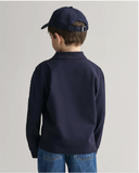Gant Παιδικό Polo Μακρυμάνικο μπλε